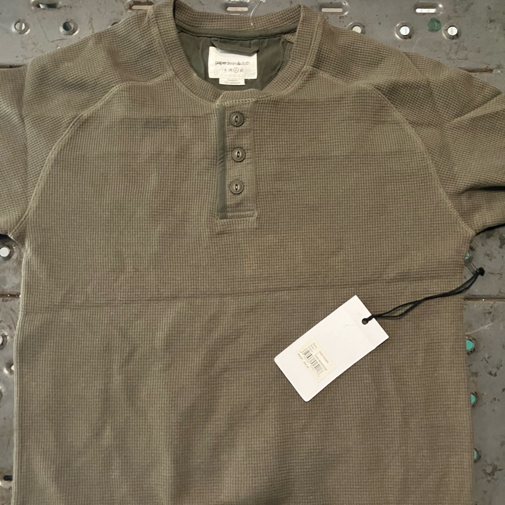 Paperdenim&cloth Men Shirt Size S Short Sleeve